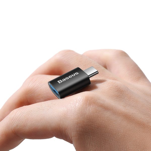 Adaptera adapteris Ingenouby sērija no USB-C līdz USB-A 3.2 Gen 1-Black