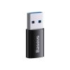 Adaptera adapteris Ingenouby sērija ar USB 3.1 OTG uz USB -C - melnu