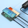 3in1 USB kabelis USB -C / iPhone zibens / mikro USB 1,2m - melns