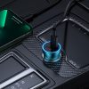 Zelta kontaktoru pro 2x USB -C 40W automašīnas lādētājs - zils