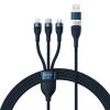 Cable 4in1 USB+USB-C USB-C / iPhone zibens / mikro USB 1