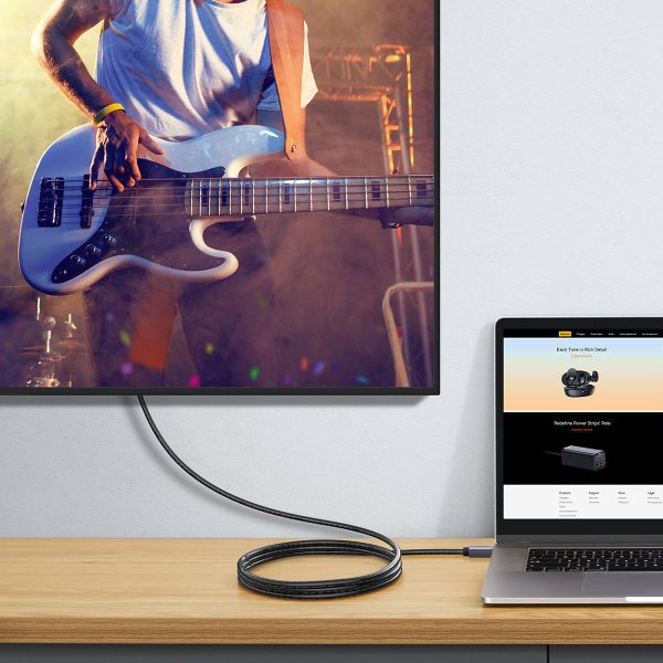 HDMI 2.0 augstas izšķirtspējas sērija 4K 60Hz 1,5m kabelis - melns