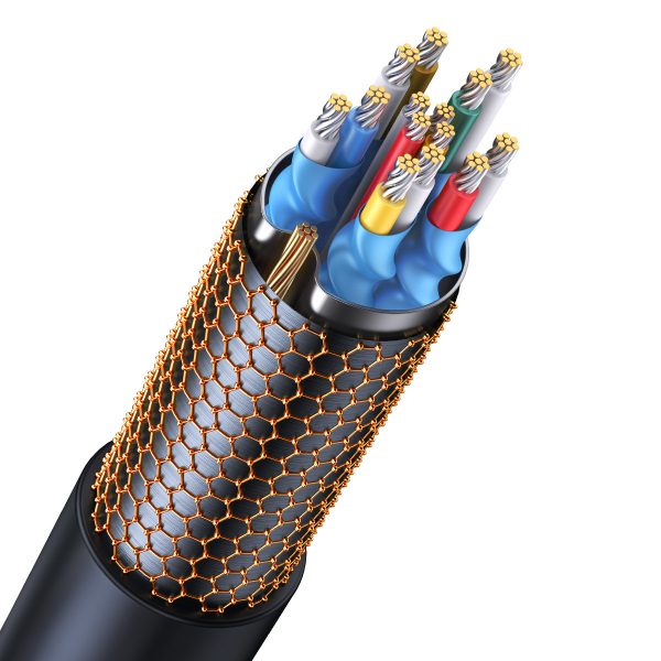 HDMI 2.0 augstas izšķirtspējas sērija 4K 60Hz 1,5m kabelis - melns