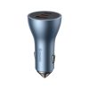 Pro USB-A Car Charger + 2x USB-C 65W QC4.0-Blue