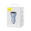 Pro USB-A Car Charger + 2x USB-C 65W QC4.0-Blue