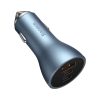 Pro USB-A Car Charger + 2x USB-C 65W QC4.0-Blue