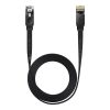 PatchCord RJ45 ātrums seši 1000Mbps 2m - melns
