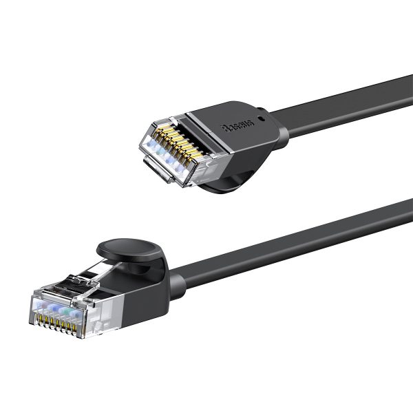 PatchCord RJ45 ātrums seši 1000Mbps 2m - melns
