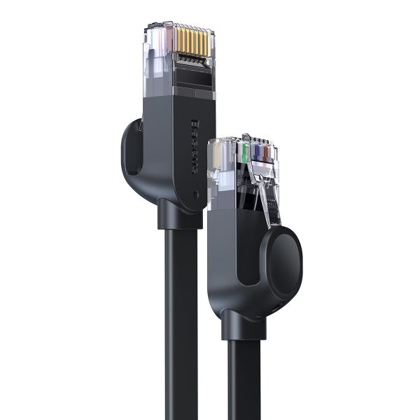 PatchCord RJ45 ātrums seši 1000Mbps 2m - melns