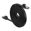 PatchCord RJ45 ātrums seši 1000Mbps 15m - melns