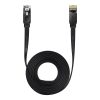 PatchCord RJ45 ātrums seši 1000Mbps 15m - melns