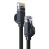 PatchCord RJ45 ātrums seši 1000Mbps 15m - melns