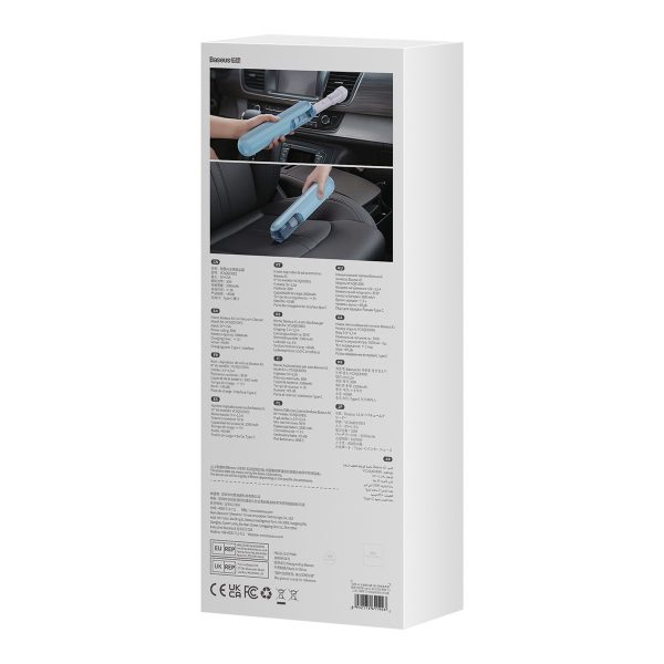 Mini bezvadu automašīnu putekļsūcējs Baseus A1 30W - zils