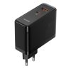 Ātrs Universal Gan5 Pro USB -C / USB 100W tīkla lādētājs - melns