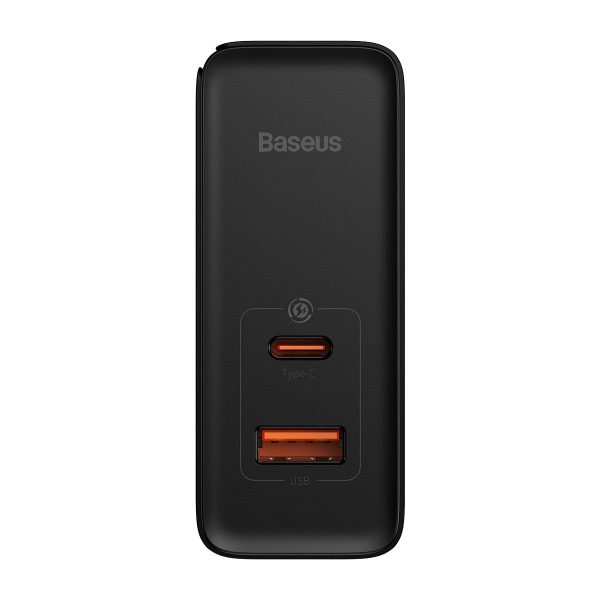 Ātrs Universal Gan5 Pro USB -C / USB 100W tīkla lādētājs - melns