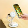 Lādētāju uzlādes stacija Apple T585 -F 3in1 iPhone 12/13 AirPods Pro Watch - White