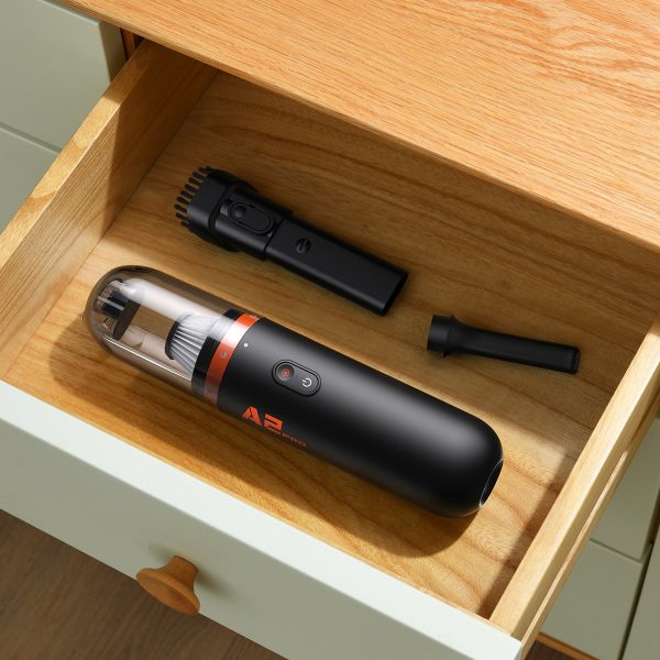 Baseus A2 Pro 80W bezvadu automašīnu putekļsūcējs - melns