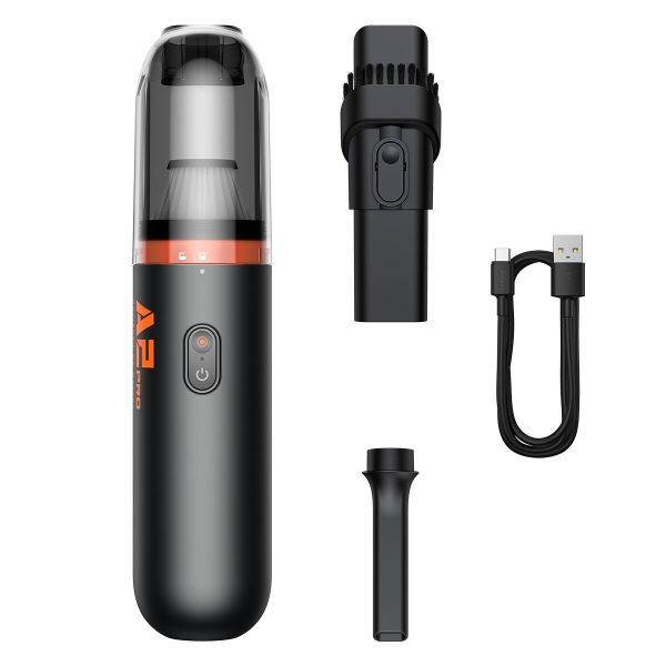 Baseus A2 Pro 80W bezvadu automašīnu putekļsūcējs - melns