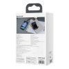 PowerBank 1000MAH USB USB-C iphone zibens + USB-C kabelis-melns
