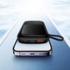 PowerBank 1000MAH USB USB-C iphone zibens + USB-C kabelis-melns