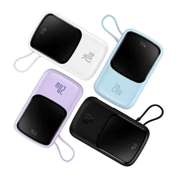 PowerBank 1000MAH USB USB-C iphone zibens + USB-C kabelis-melns
