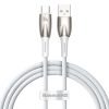 Kabelis Kabelis ātrai uzlādēšanai Glimmer USB -A - USB -C 1M - balts