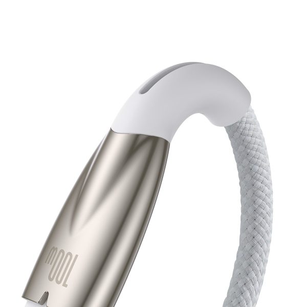 Kabelis Kabelis ātrai uzlādēšanai Glimmer USB -A - USB -C 1M - balts