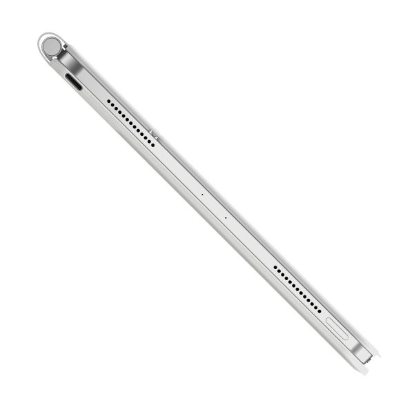 Tastatūra un skārienpaliktnis iPad Pro 12.9 '' + magnētiskā korpusa spožums - balts