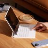 Tastatūra un skārienpaliktnis iPad Pro 12.9 '' + magnētiskā korpusa spožums - balts