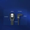 SATA plakanā kabeļa SATA 1,0-3,0 līdz 5 GB/s 0,5 m - melns