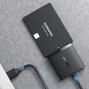 HDD adaptera kabelis un SSD SATA 2,5 '' / 3,5 '' USB no 3.0 līdz 12TB - melns