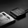 Adapteris HDD un SSD SATA 2,5 '' / 3,5 '' USB no 3.0 līdz 4TB - melns