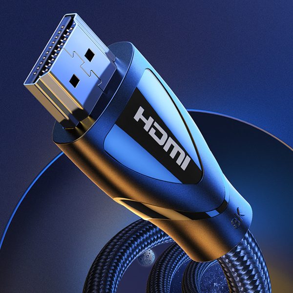 HDMI 8K 60Hz 2M elastīgs kabeļa kabelis - melns