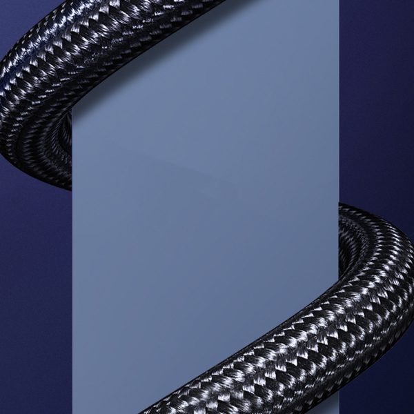 HDMI 8K 60Hz 2M elastīgs kabeļa kabelis - melns