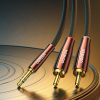 5 mm mini ligzda - 2x RCA 2M