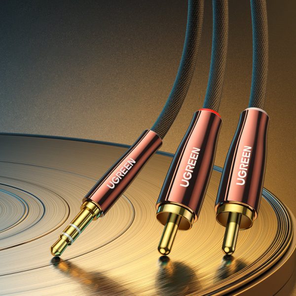 5 mm mini ligzda - 2x RCA 2M