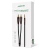 Kabeļa vara kabeļa audio 3,5 mm mini ligzda - 2x RCA 2M