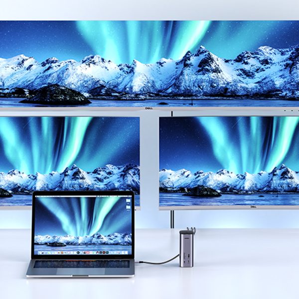 12in1 daudzfunkcionāls rumbas ugreen cm555 adapteris - pelēks
