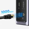 12in1 daudzfunkcionāls rumbas ugreen cm555 adapteris - pelēks