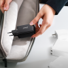Ātrā tīkla lādētājs GAN USB 2X USB-C + USB-C 1,2M USB-C kabelis-melns