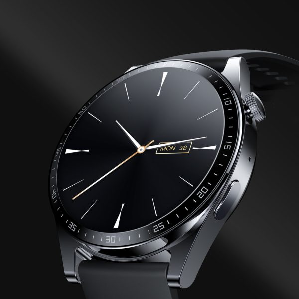 SmartWatch Jr -FC2 klasiskā sērija ar funkcijas funkciju - melna