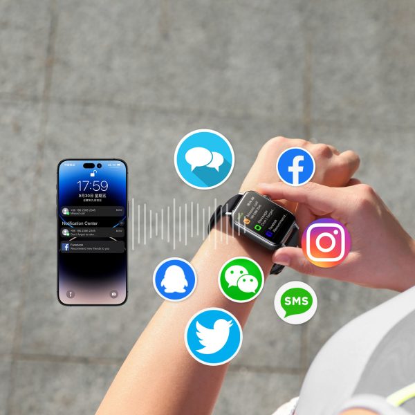SmartWatch Jr-Ft5 fit-life sērija ar funkciju-melnu funkciju