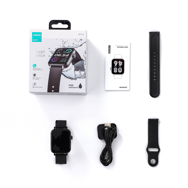 SmartWatch Jr-Ft5 fit-life sērija ar funkciju-melnu funkciju