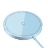 Vienkārša mini3 induktīvā magnētiskā lādētāja magsafe qi 15w - zils