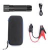 3in1 lēciena starteris + PowerBank 8000mah automašīnas sākas + LED lukturis - melna