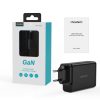 Barošanas avota lādētājs Gan 140W 4 porti 2x USB -C + 2X USB - melns