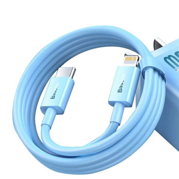Kabelis Kabelis iPhone Superior Series USB -C - Lightning 20W PD 1M - Blue