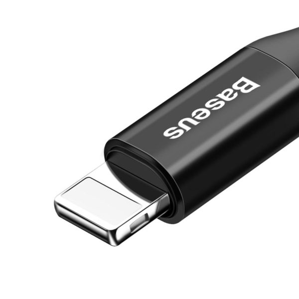 Kabelis Kabelis iPhone Spring USB - zibens zivju acs 1m melns