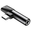 Audio Converter L41 adaptera adapteris no USB-C savienotāja USB-C + ligzdai 3