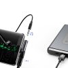 Audio Converter L41 adaptera adapteris no USB-C savienotāja USB-C + ligzdai 3,5 mm melnā krāsā